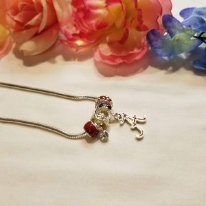 Alabama Charm Script A Necklace (NWOT)